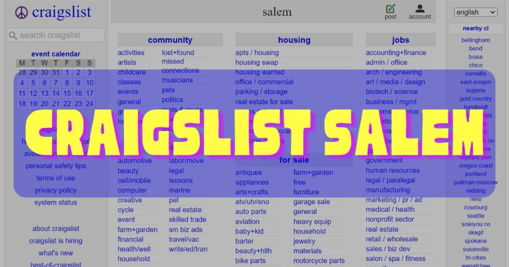 Craigslist Salem