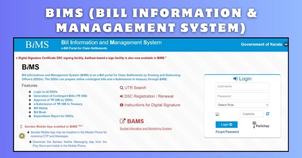 Bims Login