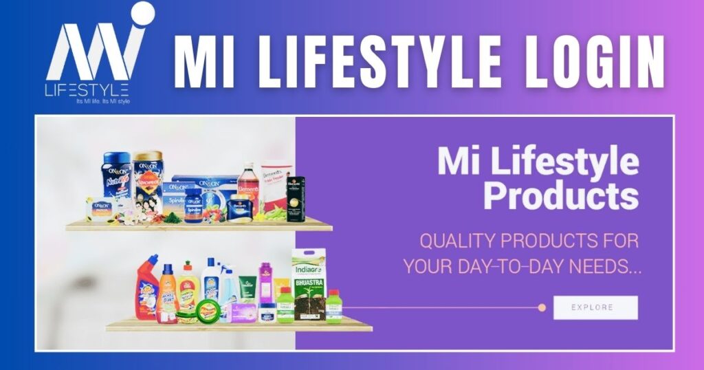 MI LIFESTYLE LOGIN