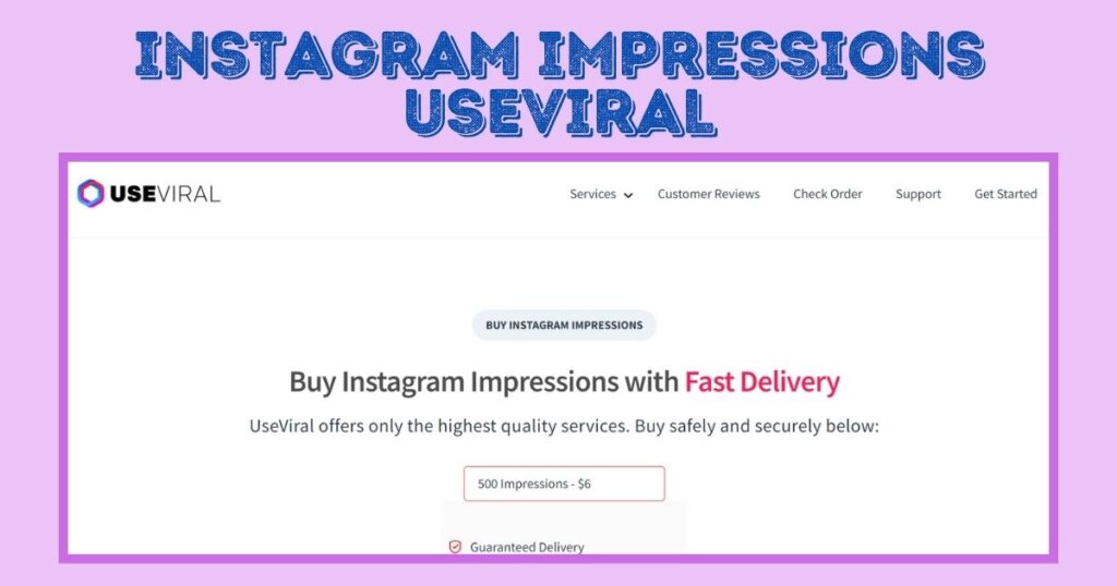 instagram impressions useviral